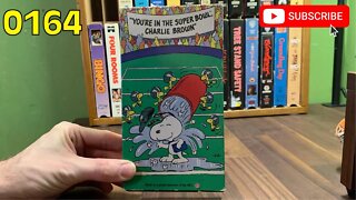 [0164] YOU’RE IN THE SUPER BOWL, CHARLIE BROWN (1993) VHS INSPECT #peanuts #charliebrown #snoopy]