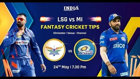 MI v/s LSG Dream 11 fantasy cricket team live