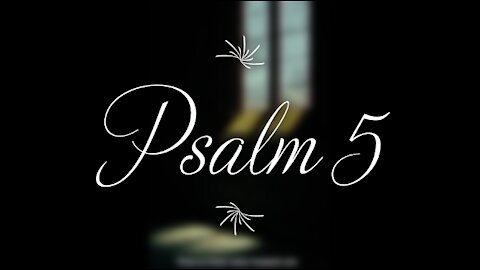 Psalm 5 | KJV