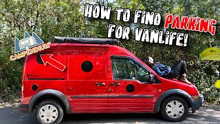 VanLife | where I sleep (how to find + FREE + overnight parking)