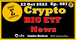 BIG ETF NEWS - BEST BRIEF CRYPTO VIDEO News Talk Action Cycles Bitcoin Price Charts