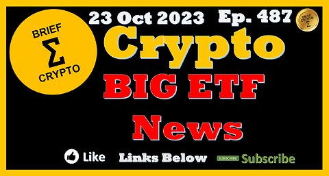 BIG ETF NEWS - BEST BRIEF CRYPTO VIDEO News Talk Action Cycles Bitcoin Price Charts
