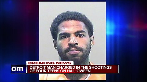 Detroit man charged in Halloween shooting of 4 teens at east side home