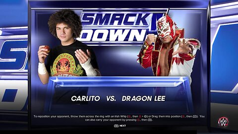 WWE 2k23 Carlito vs Dragon Lee