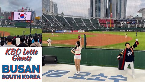 Baseball in South Korea - Lotte Giants vs Kiwoom Heroes - Busan April 28th 2023