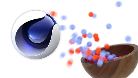 14 Cinema 4D basics. How to make a bowl of marbles using the cloner, with some extras.