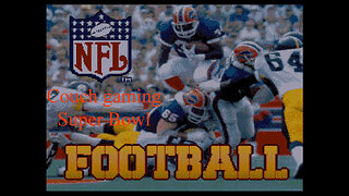 Couch gaming NFL Football (SNES)