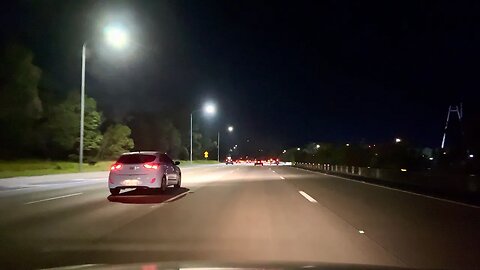 Driving Through the Night on the Australian East Coast