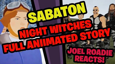 SABATON - Night Witches (FULL Animated Story Video) - Roadie Reacts