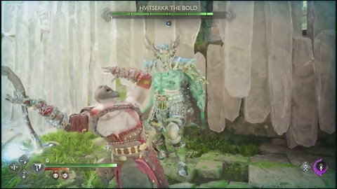 Hvitserkr The Bold Boss Fight | God of War: Ragnarök 4K Clips (PS5, PS4) | God of War Ragnarok