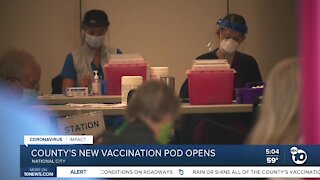 New COVID-19 vaccination pod opens in National City