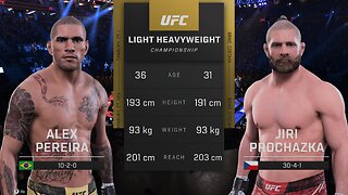 Alex Pereira Vs Jiri Procházka 2 UFC 303 Light Heavyweight Championship Prediction