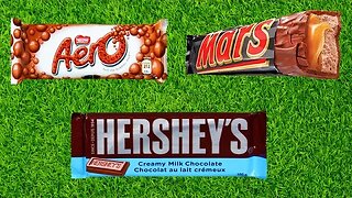 Satisfying Relaxing Chocolate - Unboxing Mars Chocolate - Hersheys Creamy Milk Chocolate Nestle Aero