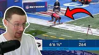 Rugby Player Reacts to TIGHT ENDS Running The 40 Yard Dash at The 2023 NFL Scouting Combine