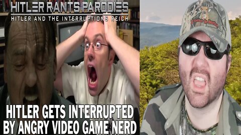 Hitler Gets Interrupted By Angry Video Game Nerd (HRP) REACTION!!! (BBT)