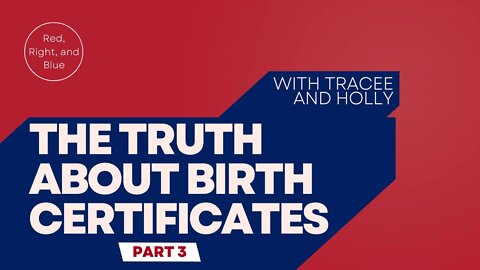 Birth Certificates part 3 - Authentication