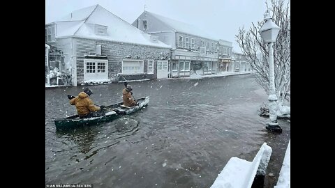 Record Snowstorm In Boston*Nantucket Under Water*Tonga Shockwave STILL Circling Globe*Worm Holes*