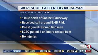 Six people rescued by the Coast Guard