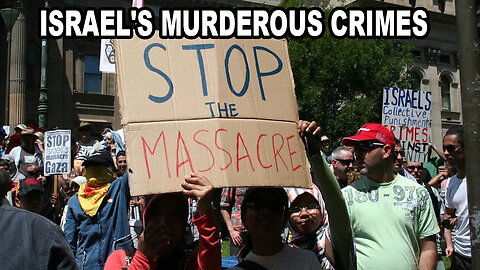 Your Opposition To Israel's Murderous Crimes Makes A Difference
