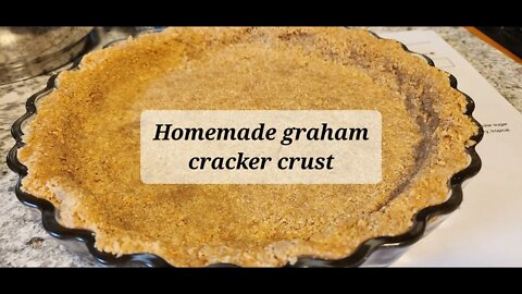 Homemade Graham cracker crust #grahamchannel