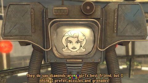 AI Voiced CUT CONTENT Marilyn Securitron in Fallout New Vegas