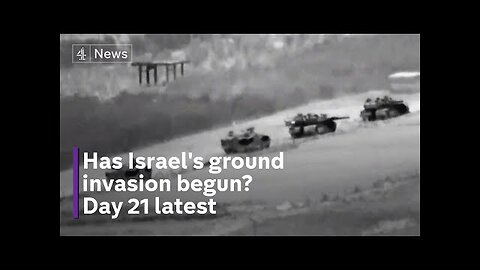 Day 21 update: Israel expanding ground operations in Gaza, says IDF spokesman. Date: Oct 27, 2023