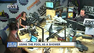 Using the pool as a shower? We discuss with Mojo in the Morning