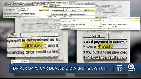 Treasure Coast driver says car dealership duped him