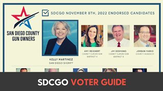 San Diego County Gun Owners November 2022 Endorsed Candidates