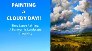 Painting a Cloudy Panorama!