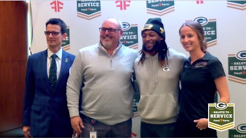Salute to Service campaign launch | Green Bay Packers