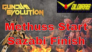 Gundam Evolution Methuss and Sazabi Match