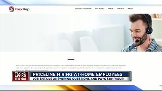 Priceline hiring for work-from-home position