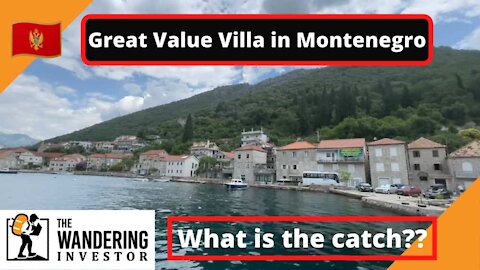 Great value villa in Montenegro - and the legalization process