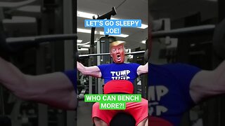TRUMP IN THE GYM AND HE’S A NATTY! #shorts #trump #trump2024