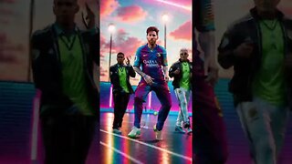 Messi doing insane dance