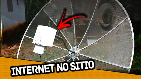 TESTE DE INTERNET NO SITIO