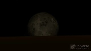 UNIVERSE SANDBOX 2: A MOON RISES OVER IT'S PARENT PLANET'S HORIZON!