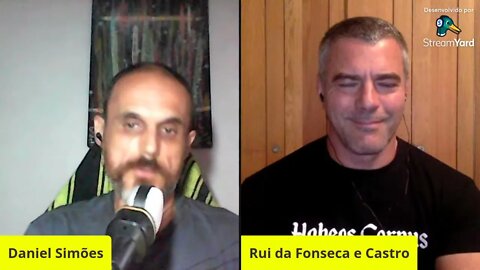 Rui Castro responde à Daniel Simões sobre a Situação em Portugal LIGANDO OS PONTOS 20/10/21 trecho