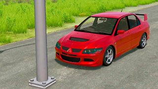 Mitsubishi Lancer VS Pillar – BeamNG.Drive