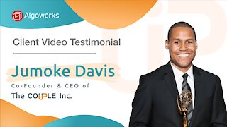 Client Video Testimonial | Algoworks Review by Jumoke Davis, Co-Founder & CEO of The CoupleUp Inc