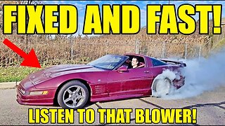 My Supercharged Corvette Broke Again But Fixing It Made It Even Faster & I Found The Previous Owner!