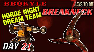 I Gave My Robotic Sledge a BLADE TRAP to Play With (7 Days to Die - Breakneck: Day 21)