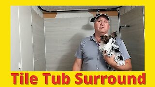 How to Improvise With Tile in Mobile Home Bathroom Tub Surround