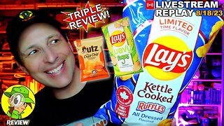 Lay's® KETTLE COOKED Ruffles® ALL DRESSED Review 🥔 Livestream Replay 8.18.23 ⎮ Peep THIS Out! 🕵️‍♂️