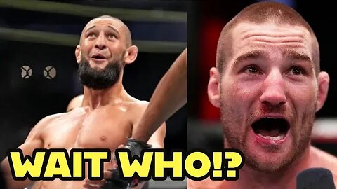 Before Kamaru Usman UFC Asked Sean Strickland to Fight Khamzat WHAT!?