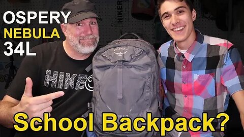 Osprey Nebula is perfect as a School Backpack for High School or College