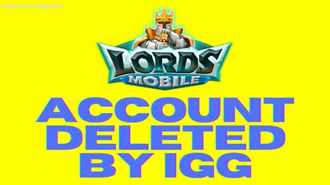 MUST KNOW! How You Get Removed From Your Guild, Moved To The Border, Then Account Deleted By IGG