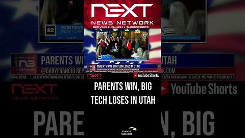 Parents Win, Big Tech Loses In Utah #shorts