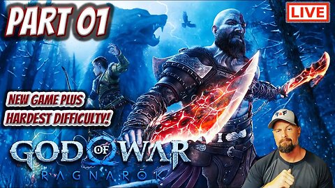 God of War Ragnarok NG+ Live Stream - Part 01: Ragnarok Begins...Again (Hardest Difficulty)